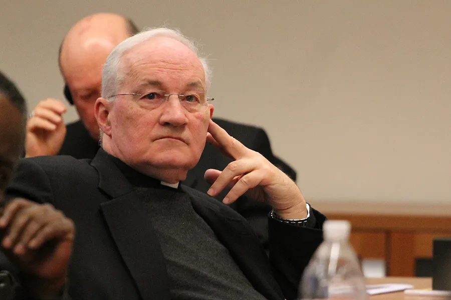 Cardinal Marc Ouellet takes part in the Pontifical Council for Culture's Plenary Assembly on Women's Cultures in Rome, Feb. 6, 2015.?w=200&h=150