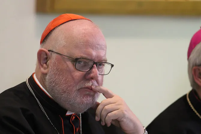 Cardinal Marx at the German Bishops Press Conference at the Teutonic College on October 5 2015 Credit Bohumil Petrik CNA 10 5 15