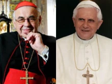 Cardinal Vlk and Pope Benedict