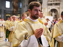 A Mass of diaconal ordination said in St. Peter's Basilica, Sept. 29, 2016. 