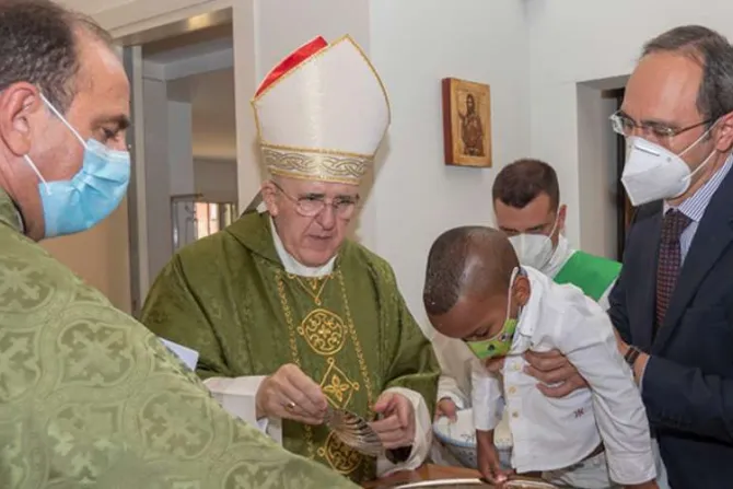 Cardinal Osoro baptism