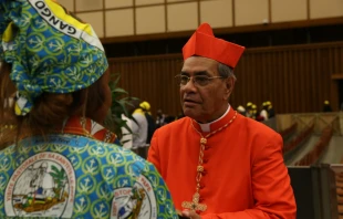 Cardinal Patrick D'Rozario. Nov. 19, 2016.   Daniel Ibanez.