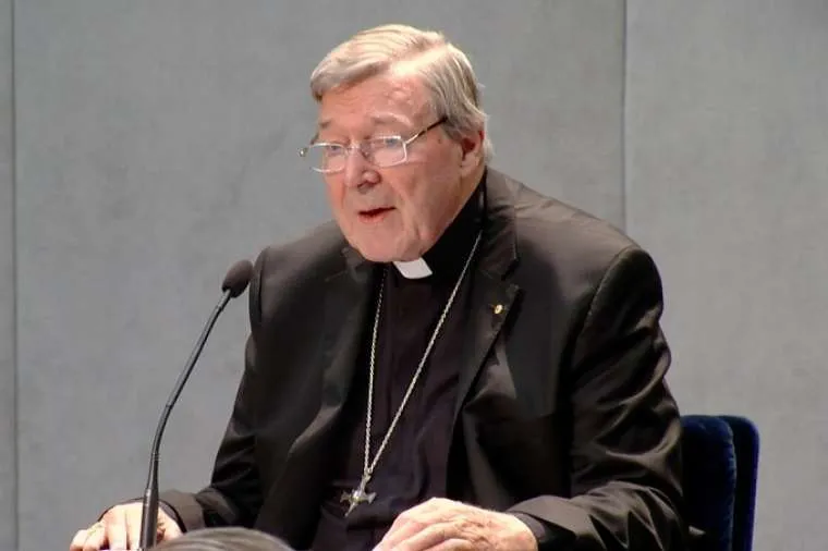 Cardinal George Pell speaks with journalists after being charged with sexual abuse, June 29, 2017. ?w=200&h=150