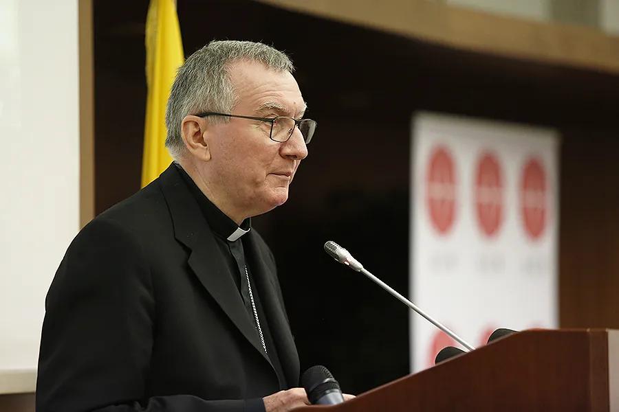 Cardinal Pietro Parolin at an Aid to the Church in Need press conference in Rome, Italy on Sept. 28, 2017. ?w=200&h=150