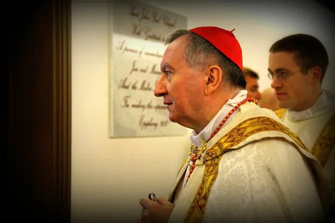 Cardinal Pietro Parolin at the North American College in Rome on Jan 6 2015 Credit Bohumil Petrik CNA 11 17 15