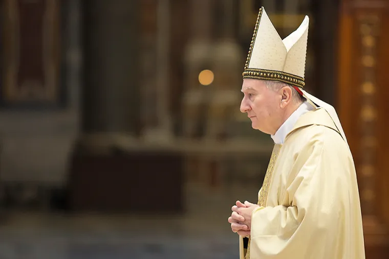 Cardinal Pietro Parolin. Credit: Daniel Ibanez/CNA
