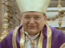 Cardinal Raymond Burke, prefect of the Apostolic Signatura.