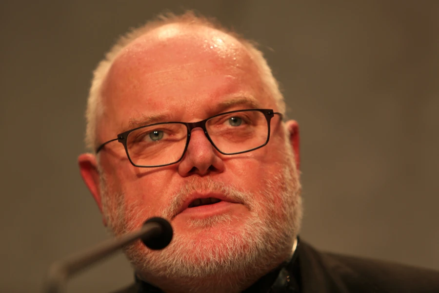 Cardinal Reinhard Marx of Munich and Freising, one of the leaders of the secretive May 25 meeting, at the Holy See press office, Oct. 17, 2014. ?w=200&h=150