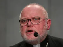 Cardinal Reinhard Marx at the Vatican Press Office on Oct. 17, 2014. 