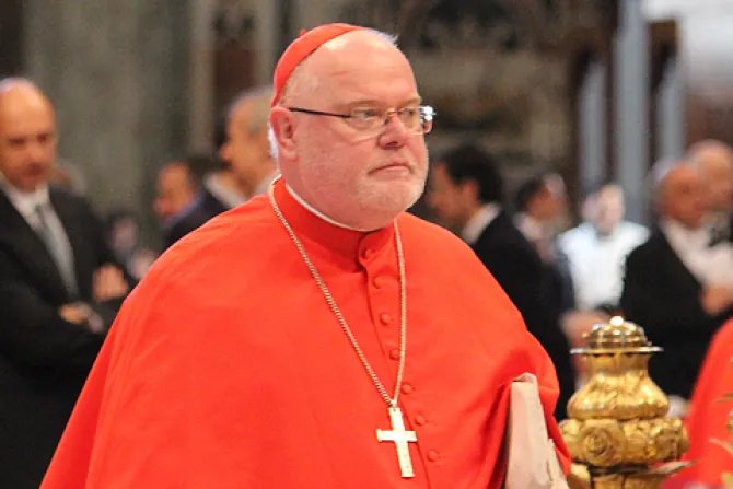 Cardinal Reinhard Marx of Munich and Freising in Rome March 12 2013 Credit InterMirificanet CNA 1 14 14