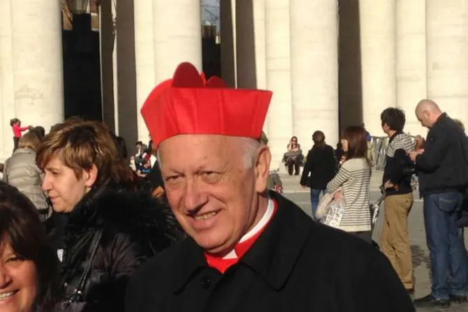 Cardinal Ricardo Ezzati of Santiago de Chile Credit Alan Holdren CNA