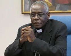 Cardinal Robert Sarah, President of the Pontifical Council Cor Unum, speaks on April 13, 2012.?w=200&h=150