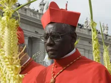 Cardinal Robert Sarah, president of the Pontifical Council Cor Unum, in St. Peter's Square, March 24, 2013. 