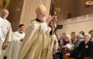 Cardinal Sean O'Malley at the Basilica of the National Shrine of the Immaculate Conception. Jan. 22, 2015.   Addie Mena/CNA.