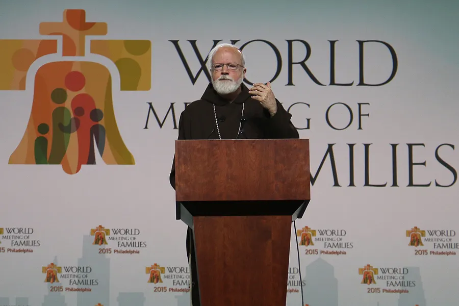 Cardinal Sean O'Malley of Boston gives a keynote address in Philadelphia at the World Meeting of Families, Sept. 25, 2015. ?w=200&h=150
