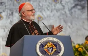 Cardinal Sean O'Malley speaks at the States Dinner at the K of C Supreme Convention in San Antonio, TX, Aug. 6, 2013.   Knights of Columbus.