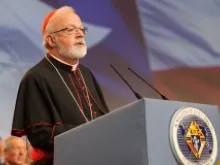 Cardinal Sean O'Malley speaks at the States Dinner at the Knight's Supreme Convention in San Antonio, Texas on August 6, 2013. 