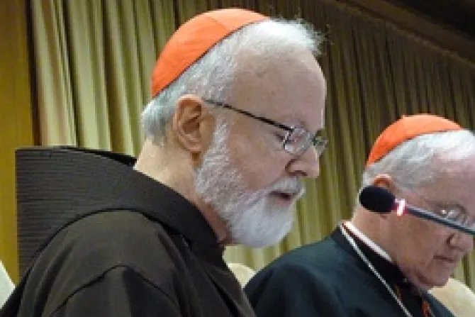 Cardinal Sen OMalley at the Ecclesia in America Conference Dec 12 2012 Credit Alan Holdren CNA 2 CNA Vatican Catholic News 12 12 12