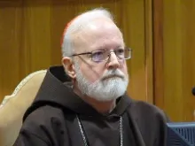 Cardinal Seán O'Malley at the Ecclesia in America Conference on Dec. 12, 2012. 