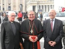 Cardinal Lluis Martinez Sistach poses for a picture in St. Peter's Square on Dec. 1, 2011