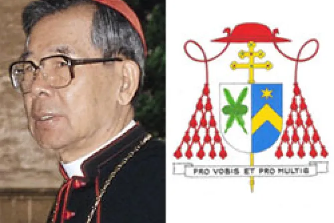 Cardinal Stephen Kim Sou hwan COA CNA World Catholic News 2 16 11
