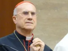 Cardinal Tarcisio Bertone.
