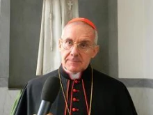 Cardinal Jean-Louis Tauran speaks to CNA on March 4