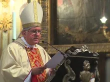 Cardinal Thomas Collins celebrates Mass in Rome in honor of the 125th anniversary of the Pontifical Canadian College on Nov. 21, 2013. 