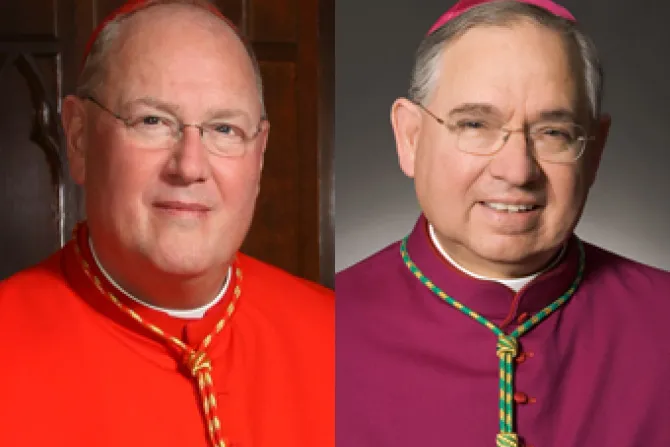 Cardinal Timothy Dolan Archbishop Jose Gomez CNA US Catholic News 3 23 12