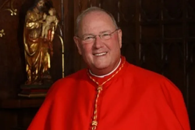 Cardinal Timothy Dolan Archbishop of New York will receive the 2013 William Wilberforce Award from the Chuck Colson Center for Christian Worldview Courtesy of Colson Center EWTN