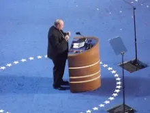 Cardinal Timothy Dolan gives the closing prayer at the 2012 DNC Democratic National Convention.