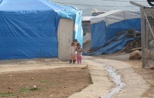 Displaced Christian children at a refugee camp in Dawodiya, Iraq, April 10, 2016.   Elise Harris/CNA.