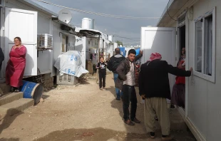 A center for internally displaced persons, most of whom are Christians, in Dawodiya, Iraq, April 10, 2016.   Elise Harris/CNA.