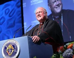 Cardinal Timothy M. Dolan of New York smiles during his keynote address. ?w=200&h=150