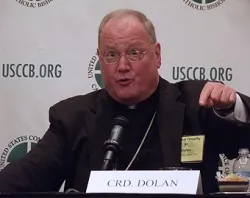 Cardinal Timothy M. Dolan of New York speaks during a press conference at the 2012 USCCB Fall General Assembly. ?w=200&h=150