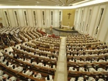 Cardinal Velasio De Paolis gives the homily during the opening Mass of the Legionaries’ General Chapter on January 8, 2014. 
