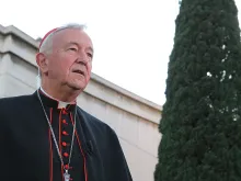 Cardinal Vincent Nichols at the Vatican before the start of a session of the Synod on the Family, Oct. 10, 2014. 