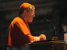 Cardinal Walter Kasper preaches, May 23, 2010. 