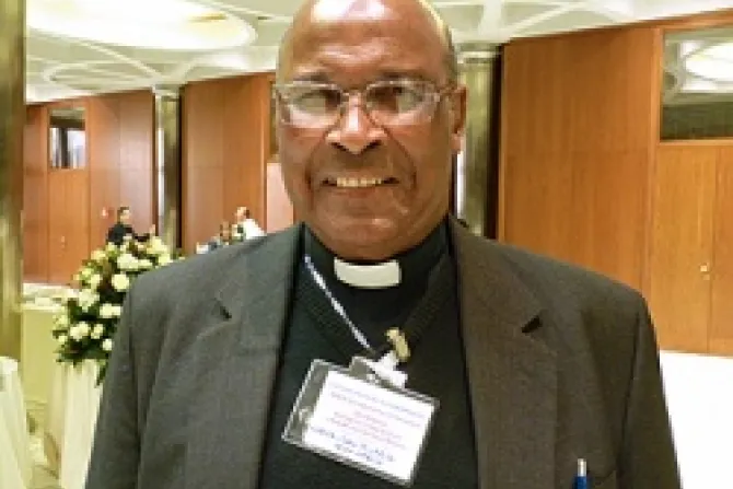 Cardinal Wilfred Napier Archbishop of Durban Credit Matthew Rarey CNA CNA Vatican Catholic News 11 16 12