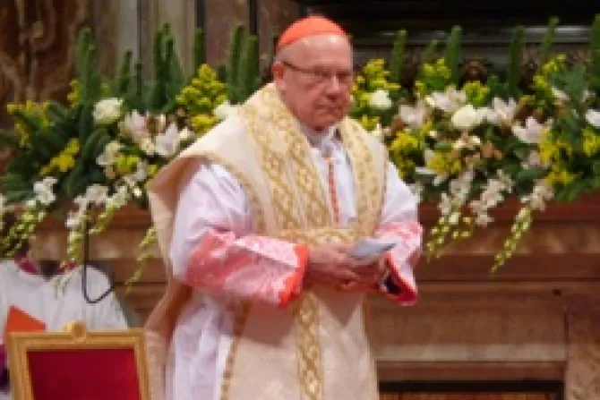 Cardinal William Levada St Peters Basilica CNA Vatican Catholic News 1 6 12
