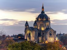 The Cathedral of St. Paul in St. Paul, Minnesota. 