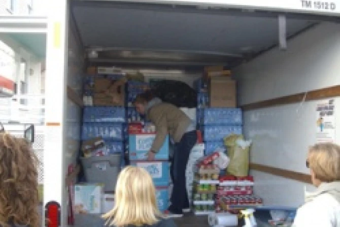 Catholic Charities Disaster Relief Distribution sites in Wildwood and Northfield NJ continued relief operations Nov 6 Credit Catholic Charities Diocese of Camden CNA 11 16 12