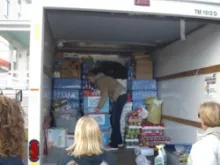Catholic Charities Disaster Relief Distribution sites in Wildwood and Northfield, NJ continued relief operations Nov. 6. 
