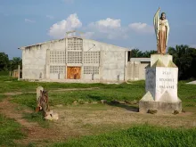 A one-time Catholic church in Lodja, Democratic Republic of the Congo. 