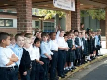 Catholic school children in the Diocese of Arlington, Va. 