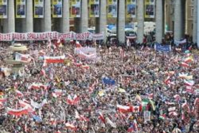 Celebration in St Peters Square EWTN NEws
