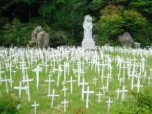 Cemetery in Kkottongnae, South Korea. 