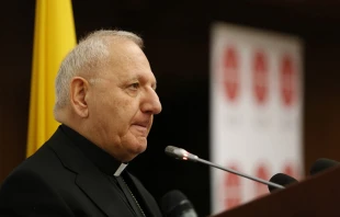 Chaldean Patriarch Louis Raphael Sako.   Daniel Ibanez/CNA.