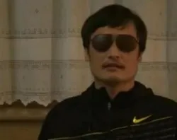 Chen Guangcheng appears in a YouTube video after escaping from house arrest in Dongshigu, China on April 22, 2012.?w=200&h=150