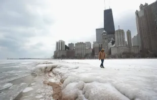 Chicago's deep freeze continues with single-digit temperatures.   Scott Olson/Getty Images News.